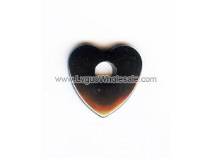 Hematite Charms  Heart